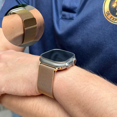 BRAZALETE APPLE WATCH METALICO (MILANESA) 38MM/40MM/41MM